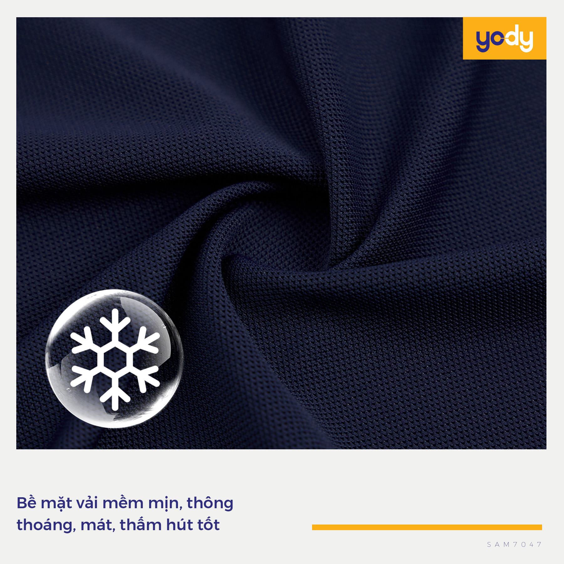 Polo Thể Thao Nam Airycool Nẹp Khóa