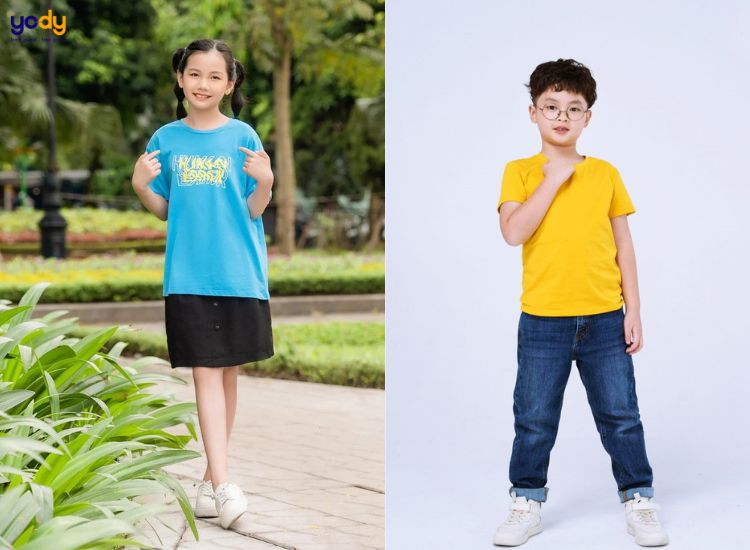 Lựa chọn quần áo trẻ em 10 tuổi theo mùa ha