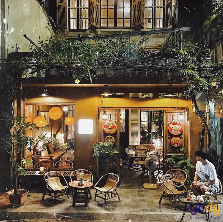 quán cafe sân vườn đẹp ở Hà Nội