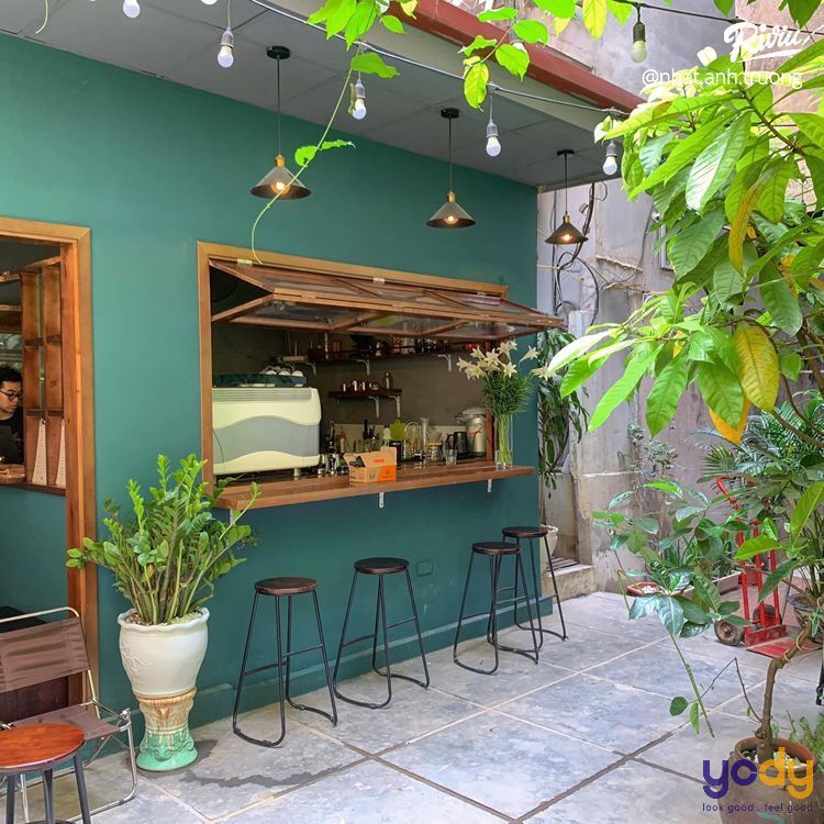 quán cafe sân vườn đẹp ở Hà Nội