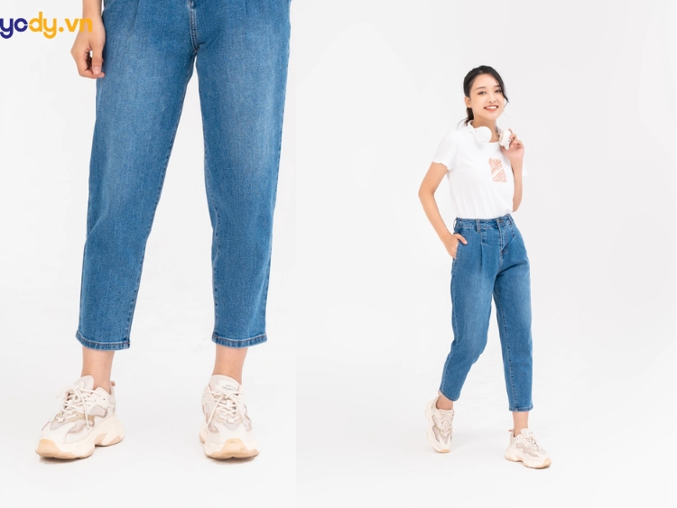 quần jean cho người béo bụng
