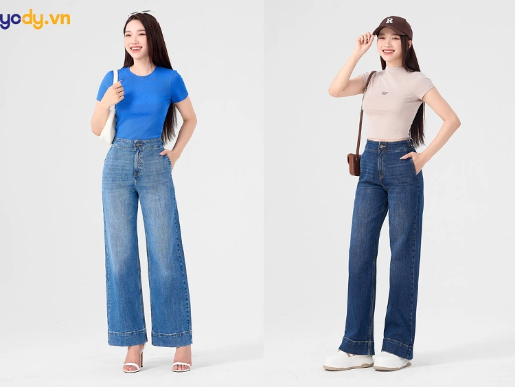 quần jean cho người béo bụng