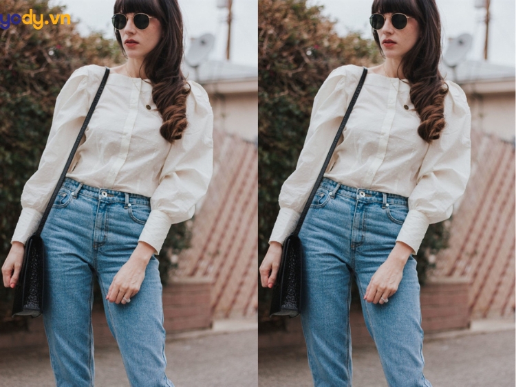 quần jean cho người béo bụng