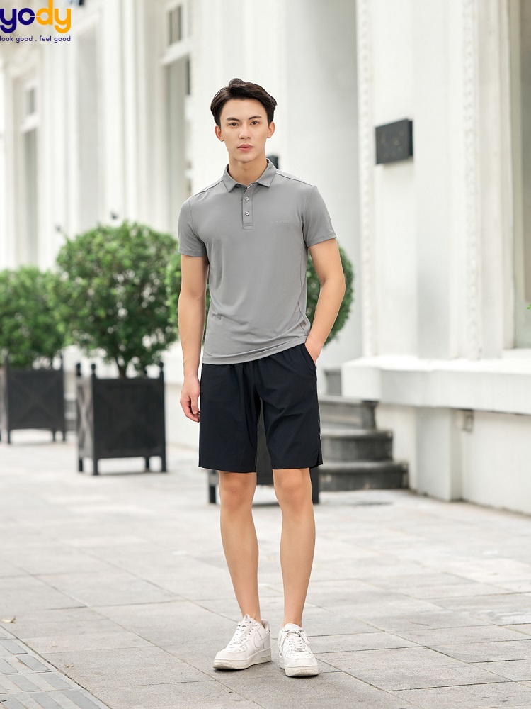 quần short nam phối polo