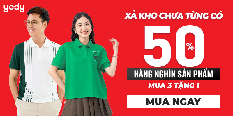 xả kho 50%