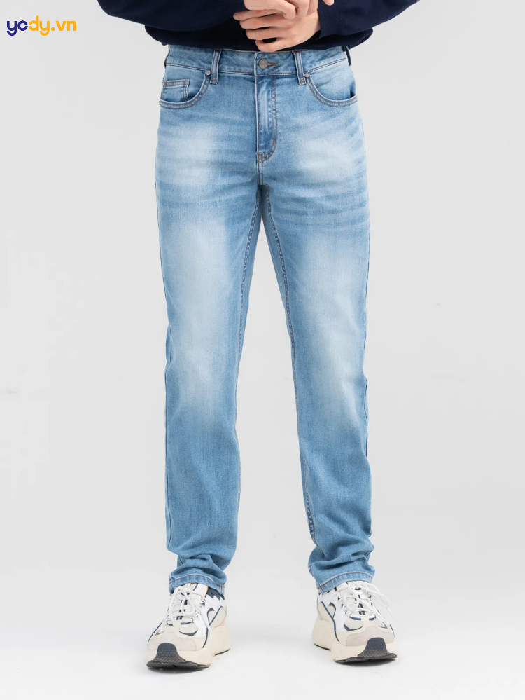 Quần jean nam dáng regular fit