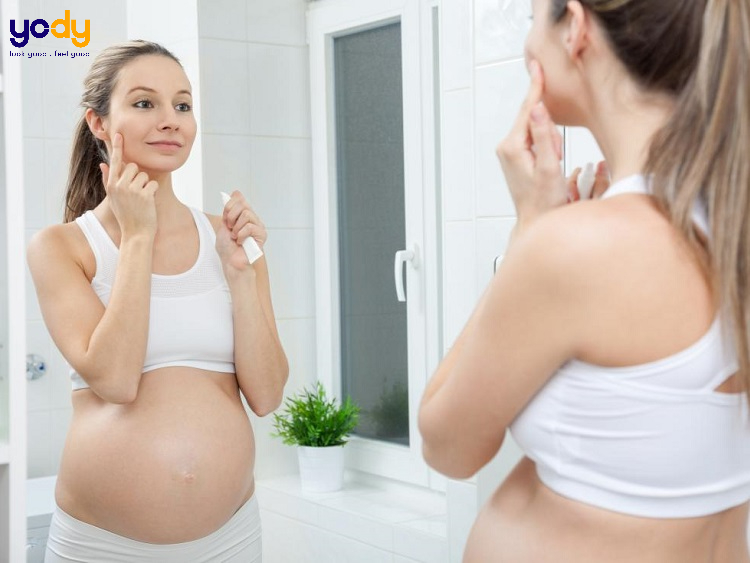Sự thay đổi của làn da khi mang bầu