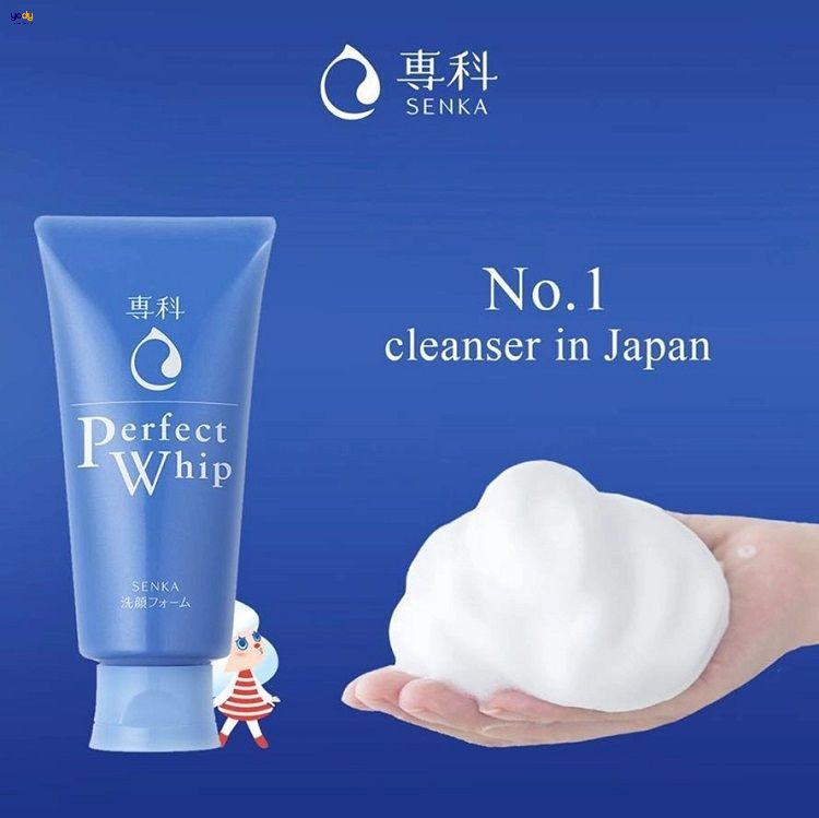 Senka Perfect Whip - Sữa rửa mặt cho da hỗn hợp thiên khô giá học sinh