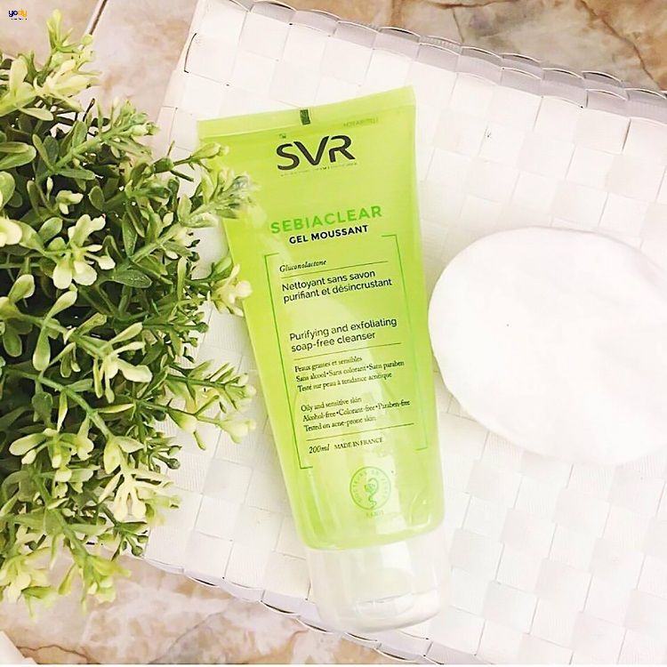  Sebiaclear Gel Moussant - Sữa rửa mặt SVR cho da hỗn hợp thiên khô