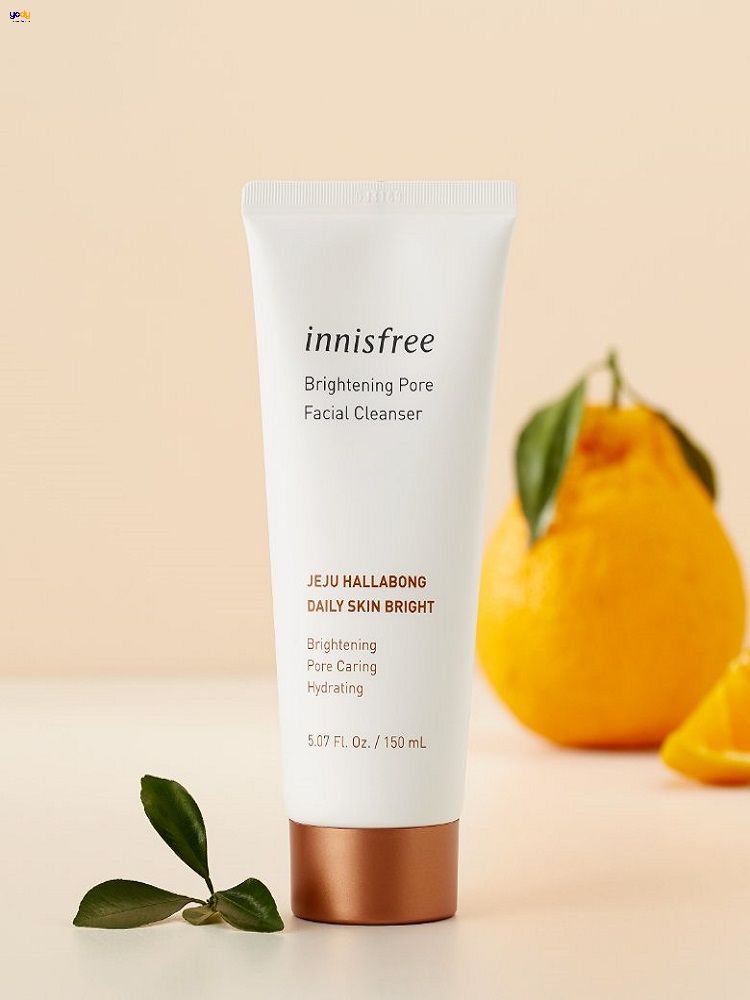 Innisfree Brightening Pore Facial Cleanser - Sữa rửa mặt Innisfree cho da hỗn hợp thiên dầu