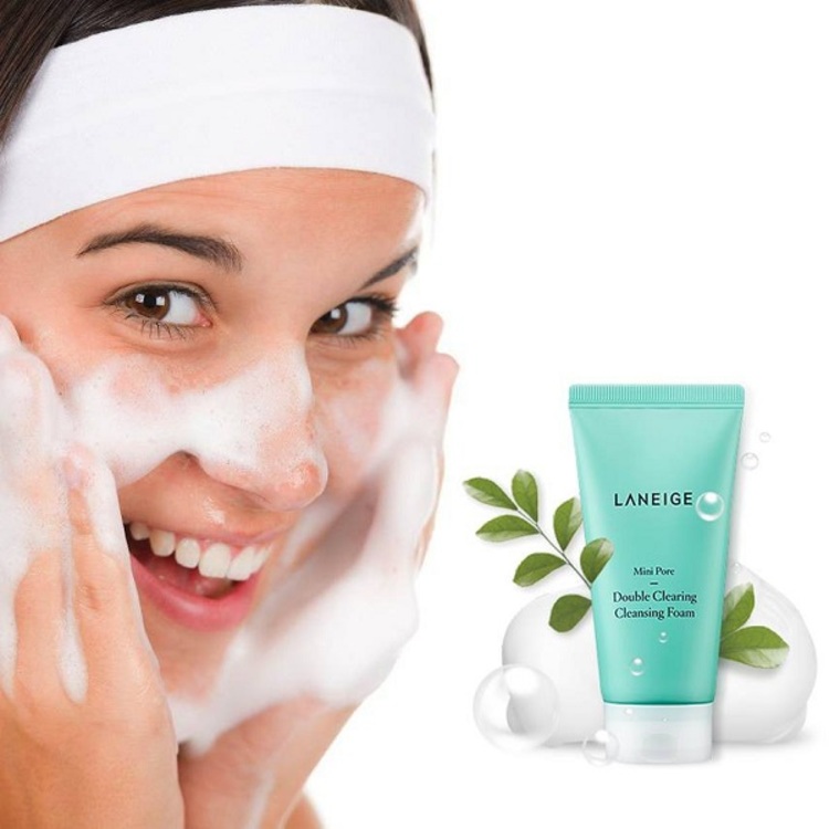 review sữa rửa mặt laneige