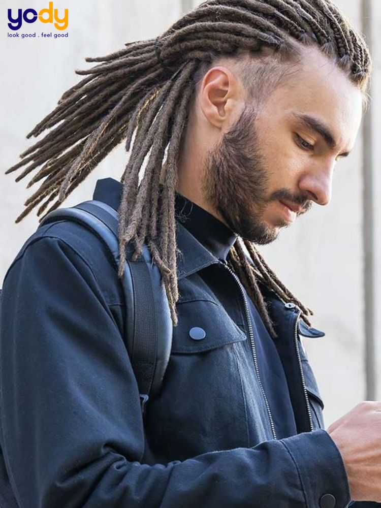 Kiểu tóc dreadlock cho nam mặt tròn
