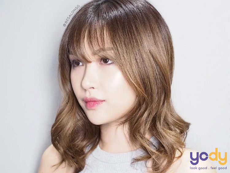 kiểu tóc mái bay hàn quốc đẹp