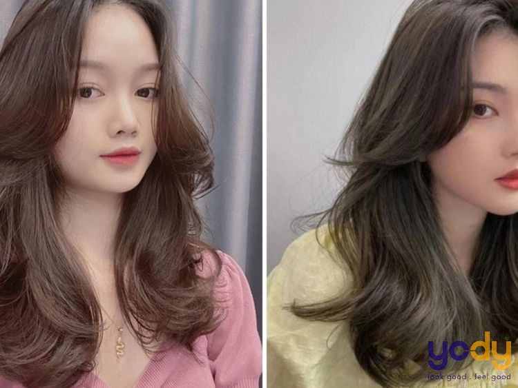 tóc mái bay hàn quốc