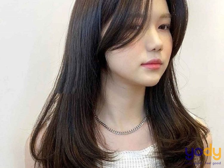 kiểu tóc mái bay hàn quốc đẹp