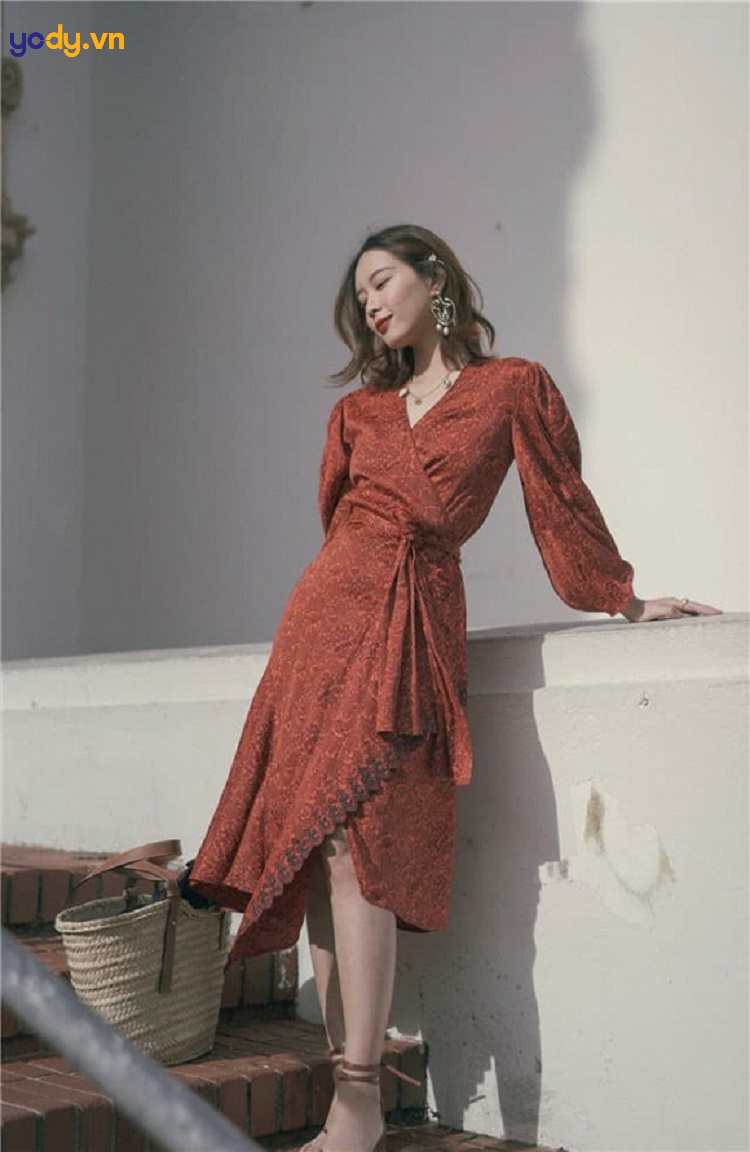 Đầm dài vintage