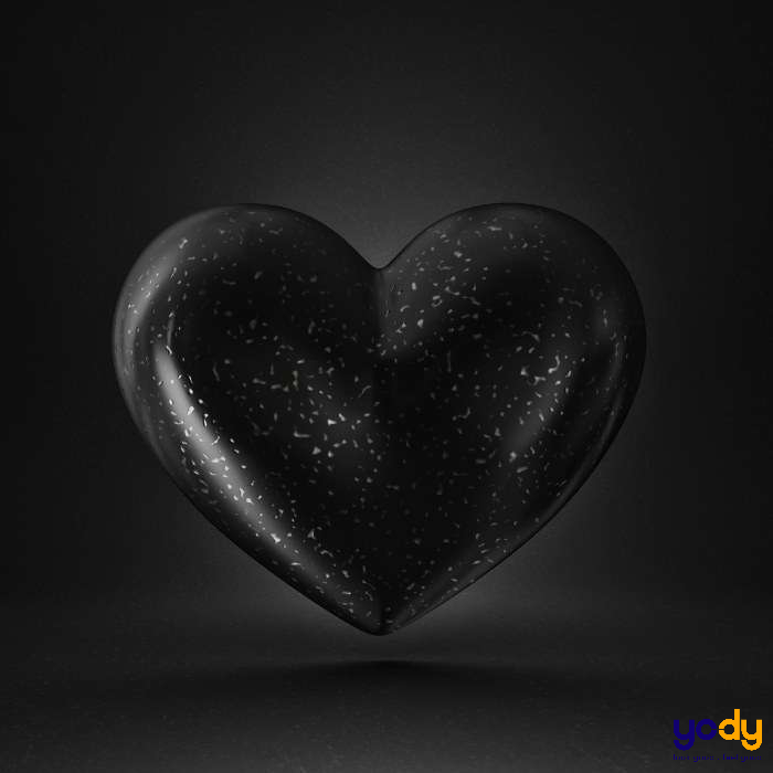 Những hình ảnh đẹp nhất về trái tim tan vỡ màu đen