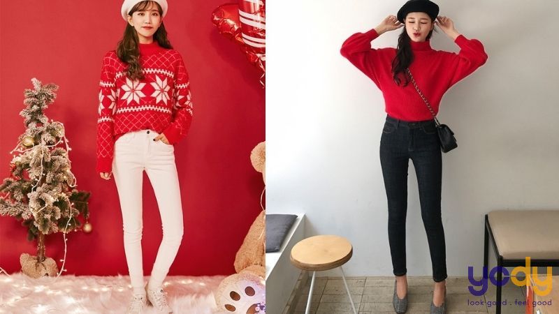 Bí kíp phối đồ trang phục noel cho nàng nổi bật nhất đám đông