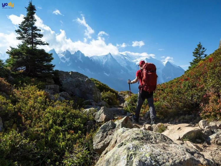 Trekking là hình thức đi bộ trên địa hình đa dạng