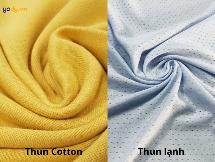 Sự khác nhau giữa vải thun lạnh và vải thun cotton