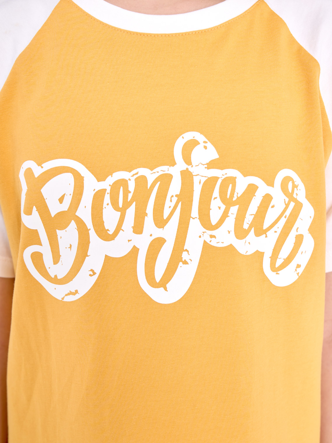 Váy Suông Bé Gái Cotton Phối Tay Raglan