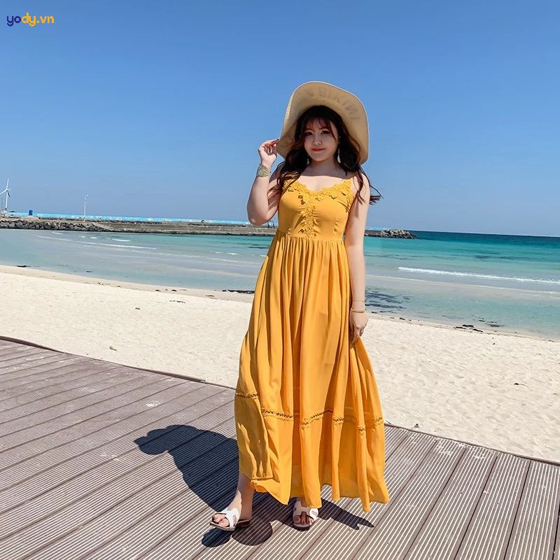 Top 15+ Kiểu Váy Đi Biển Cho Người Béo Trở Nên “Mi Nhon”