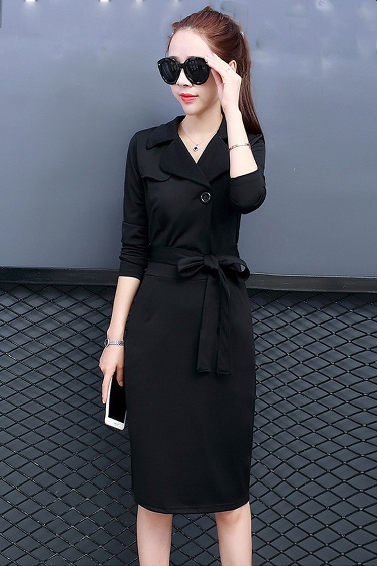 Đầm peplum công sở