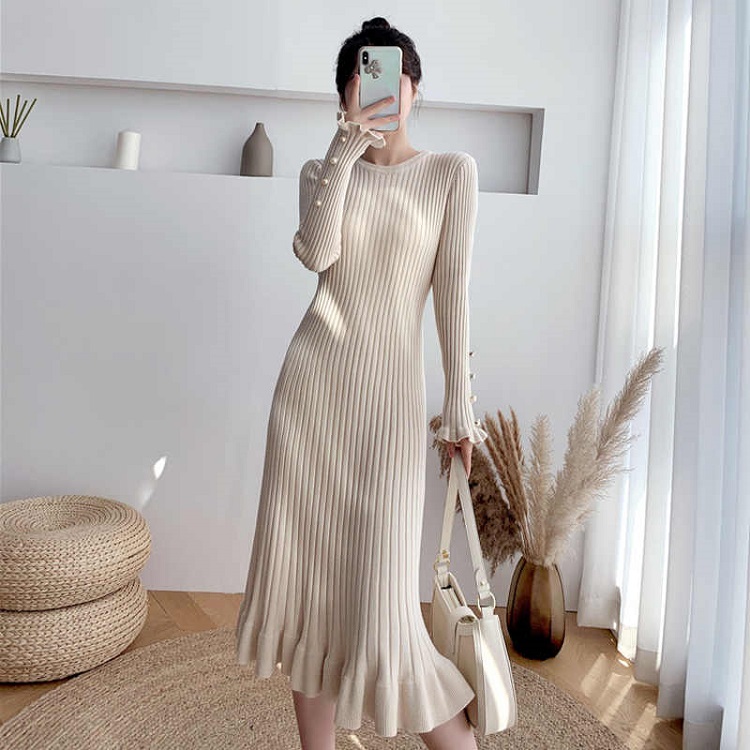 Set bộ áo len lông thỏ croptop tay dài phối chân váy ôm hàng nhập QC. (có  sẵn hình thật) THẢO NGỌC STORE - MixASale