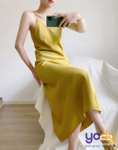 Michelia Dress - Yellow – Rechic - Thời Trang Nữ Thiết Kế