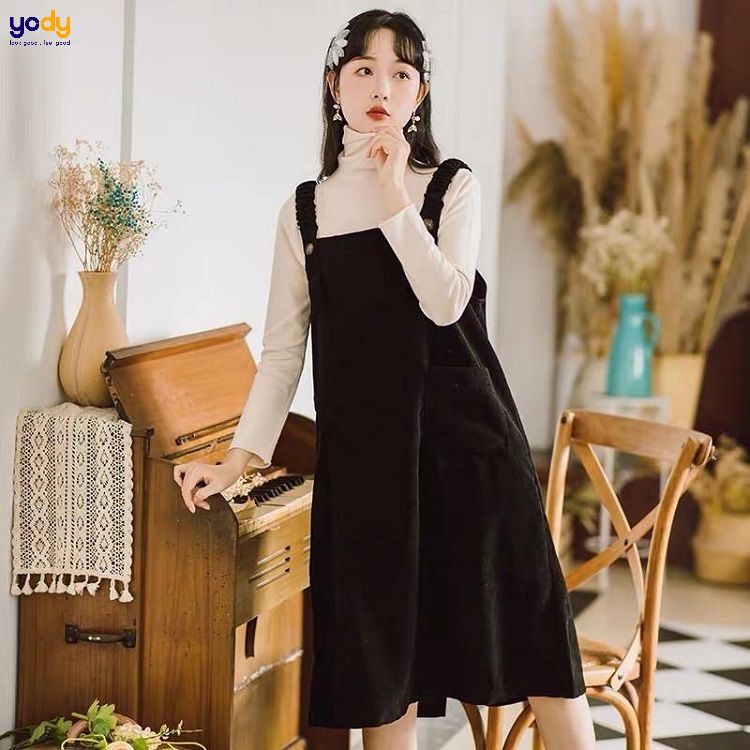 Set áo len váy yếm nhung tăm dáng dài vintage chất lượng đảm bảo cam kết  hàng đúng mô tả xin vui lòng inbox shop để được tư vấn thêm  Lazadavn