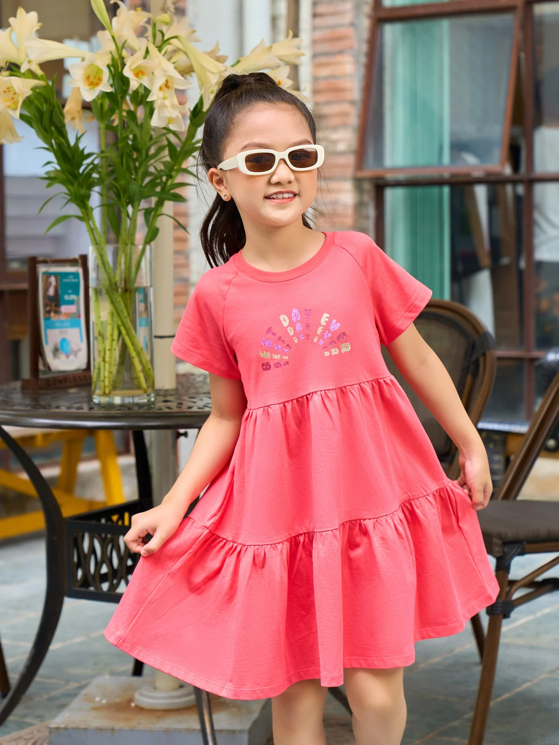 đầm xoè bé gái giá tốt Tháng 4 2023 Trang phục bé gái  Mua ngay Thời  Trang Trẻ Em  Shopee Việt Nam