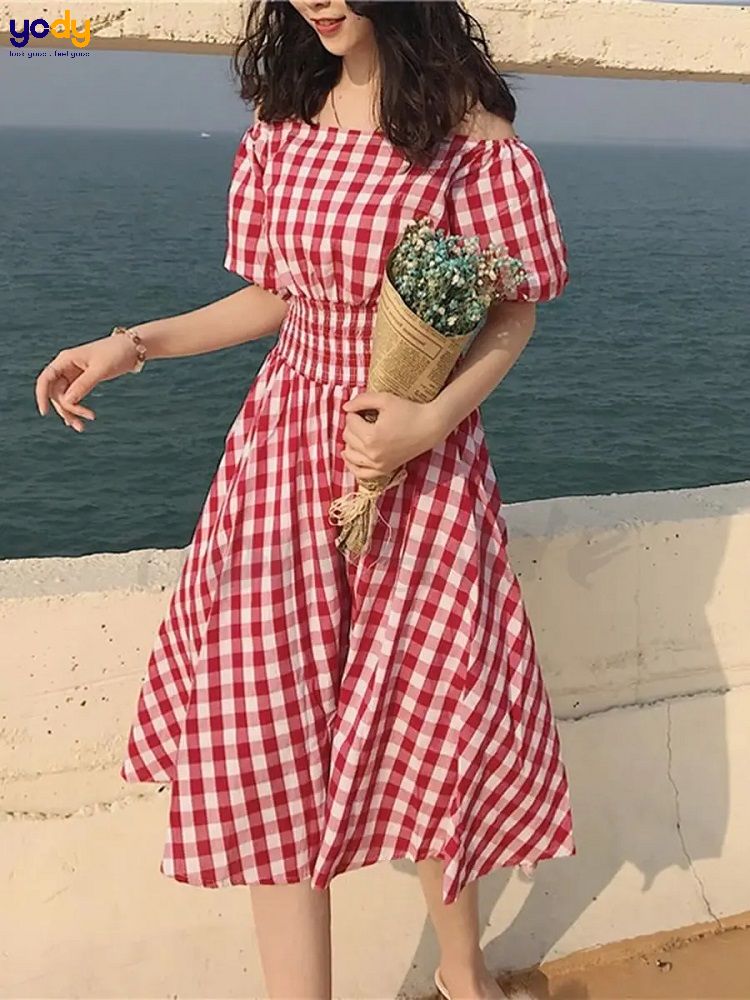 Sẵn) Váy voan hoa nhí tiểu thư dáng dài phong cách vintage cổ điển bigsize  | Shopee Việt Nam