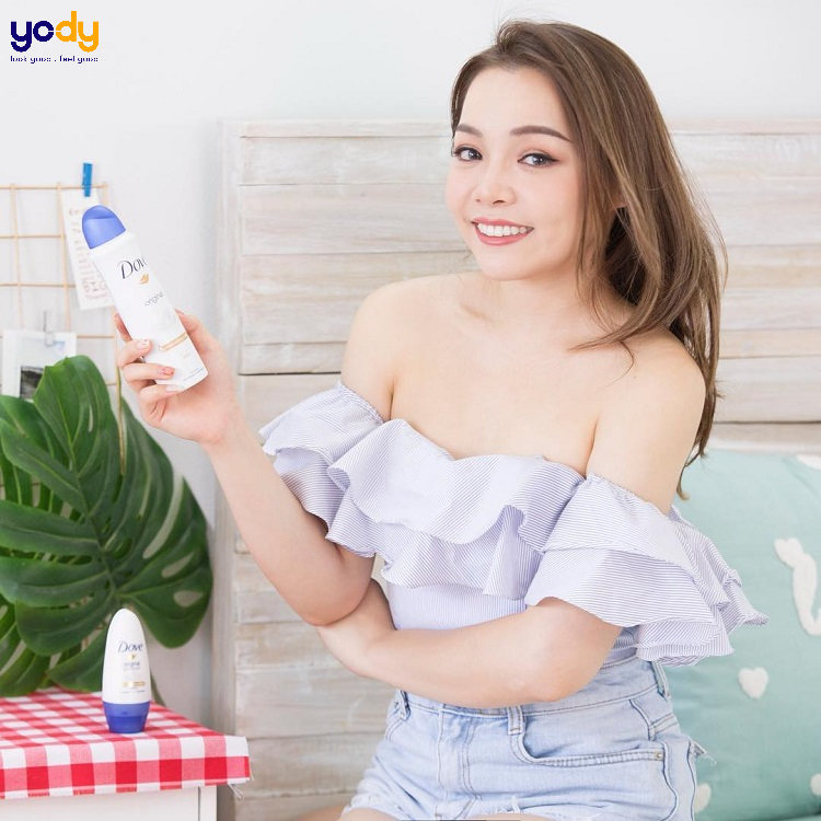 review Xịt khử mùi Dove 
