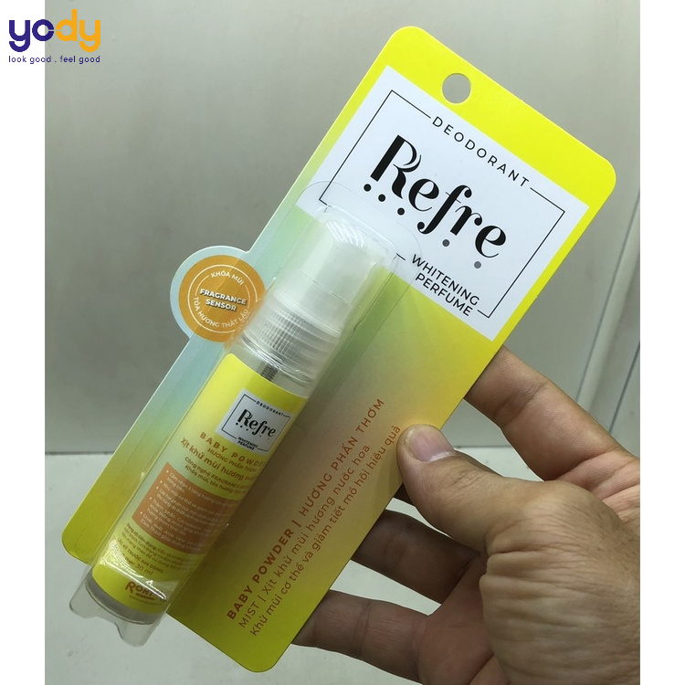 Xịt khử mùi Refre review
