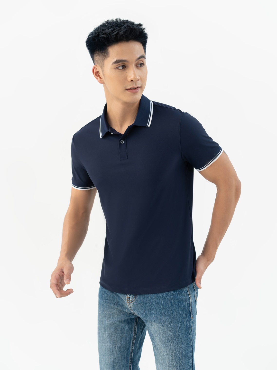 Áo polo Yody phông cộc tay, cổ bẻ, vải mắt chim cotton MMC1 màu trắng - Mỹ  phẩm nam khác | TheFaceHolic.com