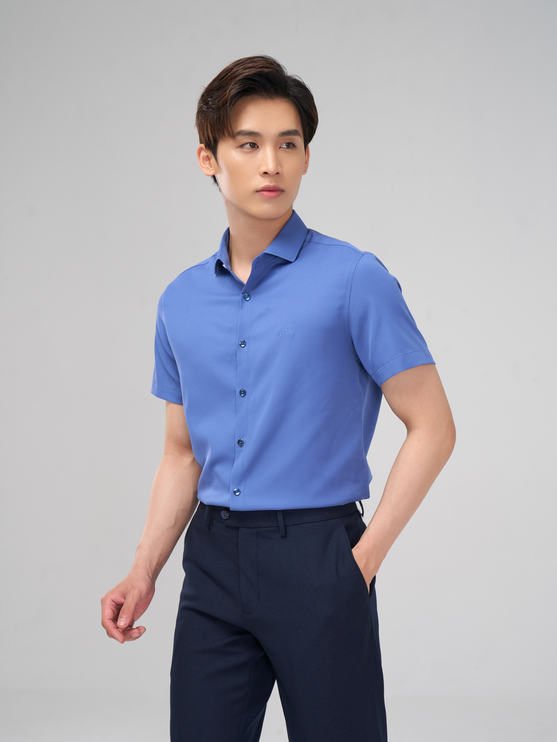 Áo sơ mi nam ngắn tay YODY vải lụa nến cao cấp khô thoáng giữ form SNM4003   HolCim  Kênh Xây Dựng Và Nội Thất