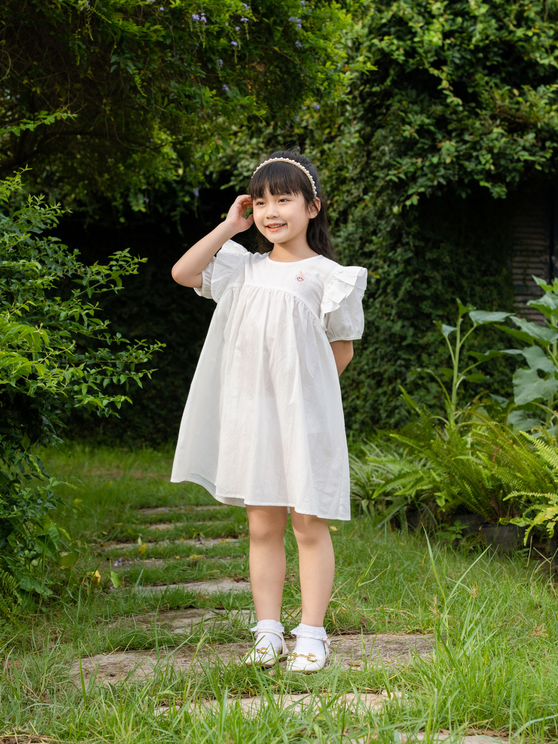 Váy bánh bèo trắng 💖Freeship💖 Đầm bánh bèo trắng dáng suông phong cách  tiểu thư siêu đáng yêu - Maze House - Đầm, váy nữ | ThờiTrangNữ.vn