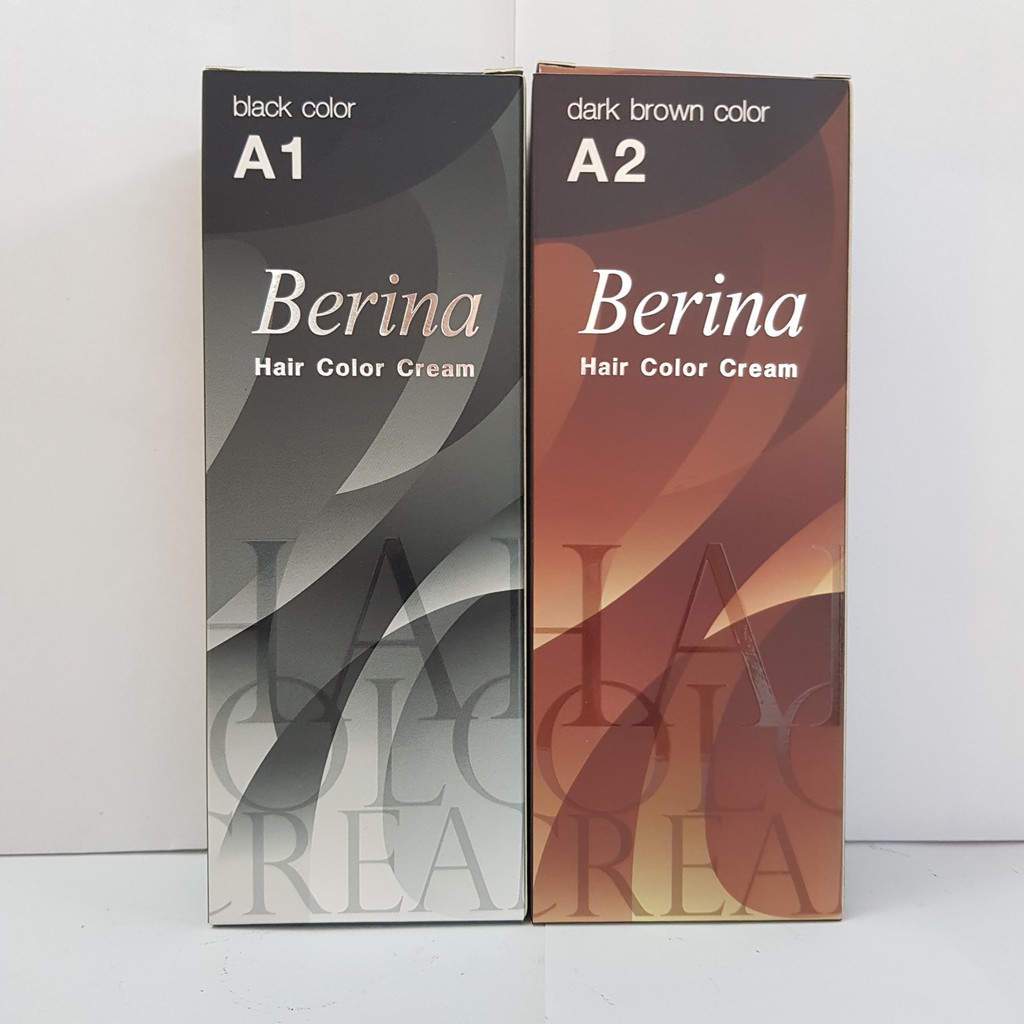 Berina A1,A2: Berina A1 và A2 là hai sản phẩm nhuộm tóc được yêu thích nhất hiện nay. Có thể nói, Berina là một trong những thương hiệu nhuộm tóc lâu đời và được tin dùng nhất tại Việt Nam. Với Berina, bạn có thể thỏa sức lựa chọn các gam màu nhuộm tóc phù hợp với cá tính của mình. Hãy xem hình ảnh để khám phá sức hút của Berina A1 và A2 nhé.