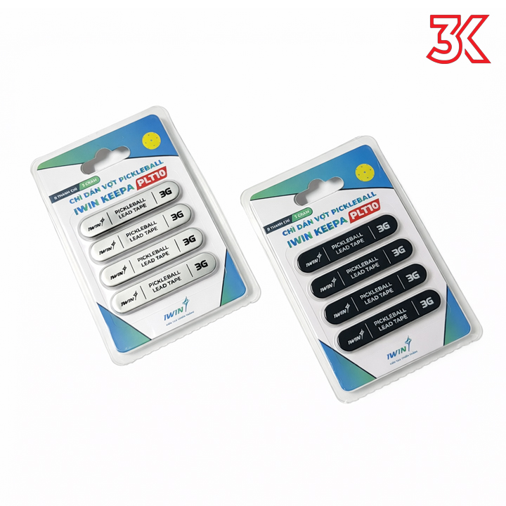 Chì dán vợt Pickleball iWin Keepa PLT10 1 set 8 thanh