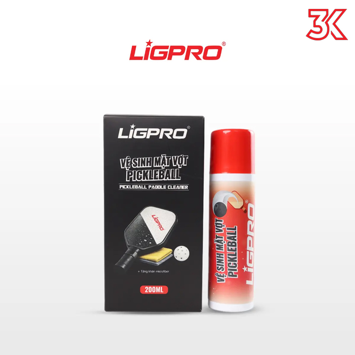 Chai Xịt vệ sinh mặt vợt Pickleball Ligpro 200ml