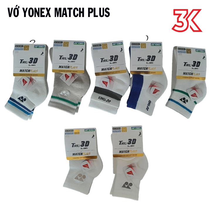 Vớ Cầu Lông Yonex 3D Match Plus Chính hãng Yonex Sunrise