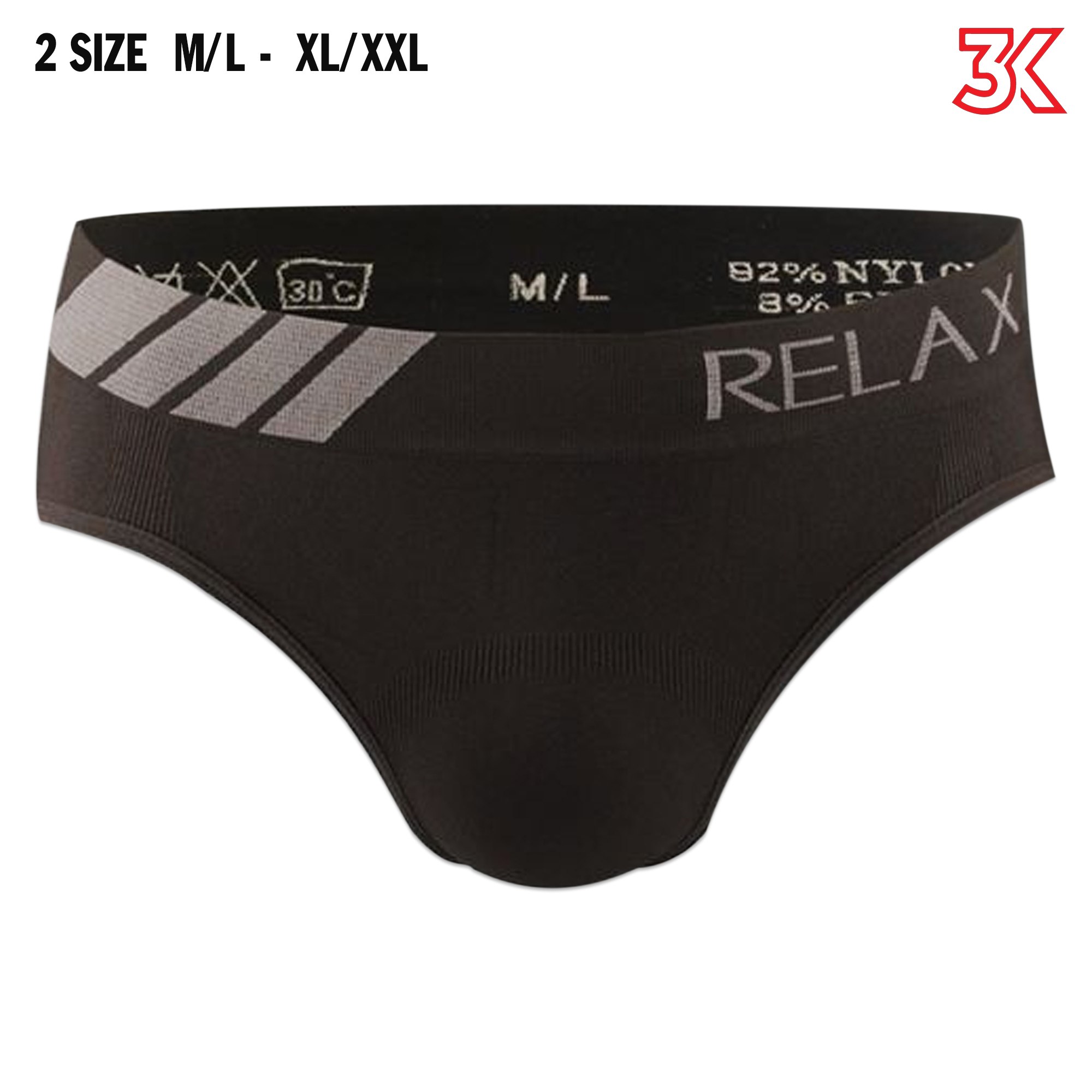 Quần lót nam Relax Drief bảng lớn cổ dệt  RLTK013