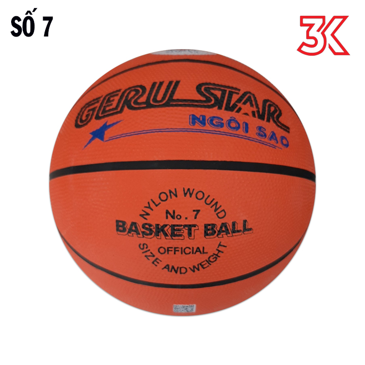 Banh bóng rổ GERU STAR số 7 [FreeShip] [Có bảo hành] [Chính hãng]