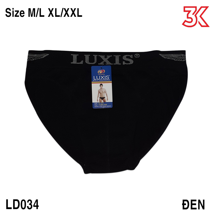 Quần lót nam Luxis bảng lớn cổ dệt  LD034