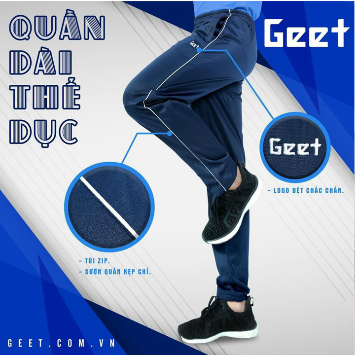 Quần dài thể thao Geet  dành cho học sinh