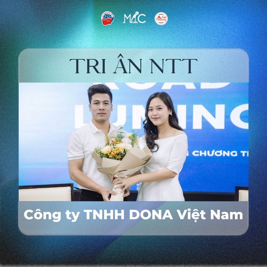 Công ty DONA Việt Nam hân hạnh tài trợ chương trình Workshop “ROAD TO LUMINOUS