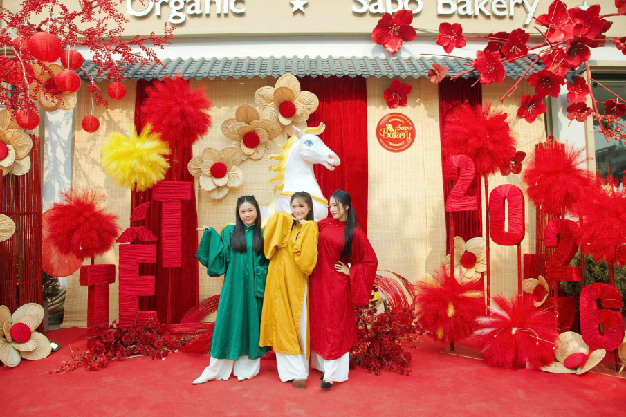 ĐỊA ĐIỂM CHỤP ẢNH TẾT 2026 ĐẸP TẠI HÀ ĐÔNG – SAPO BAKERY