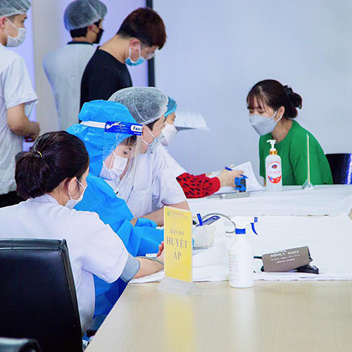 Công ty DONA Việt Nam tổ chức khám sức khoẻ định kỳ cho người lao động