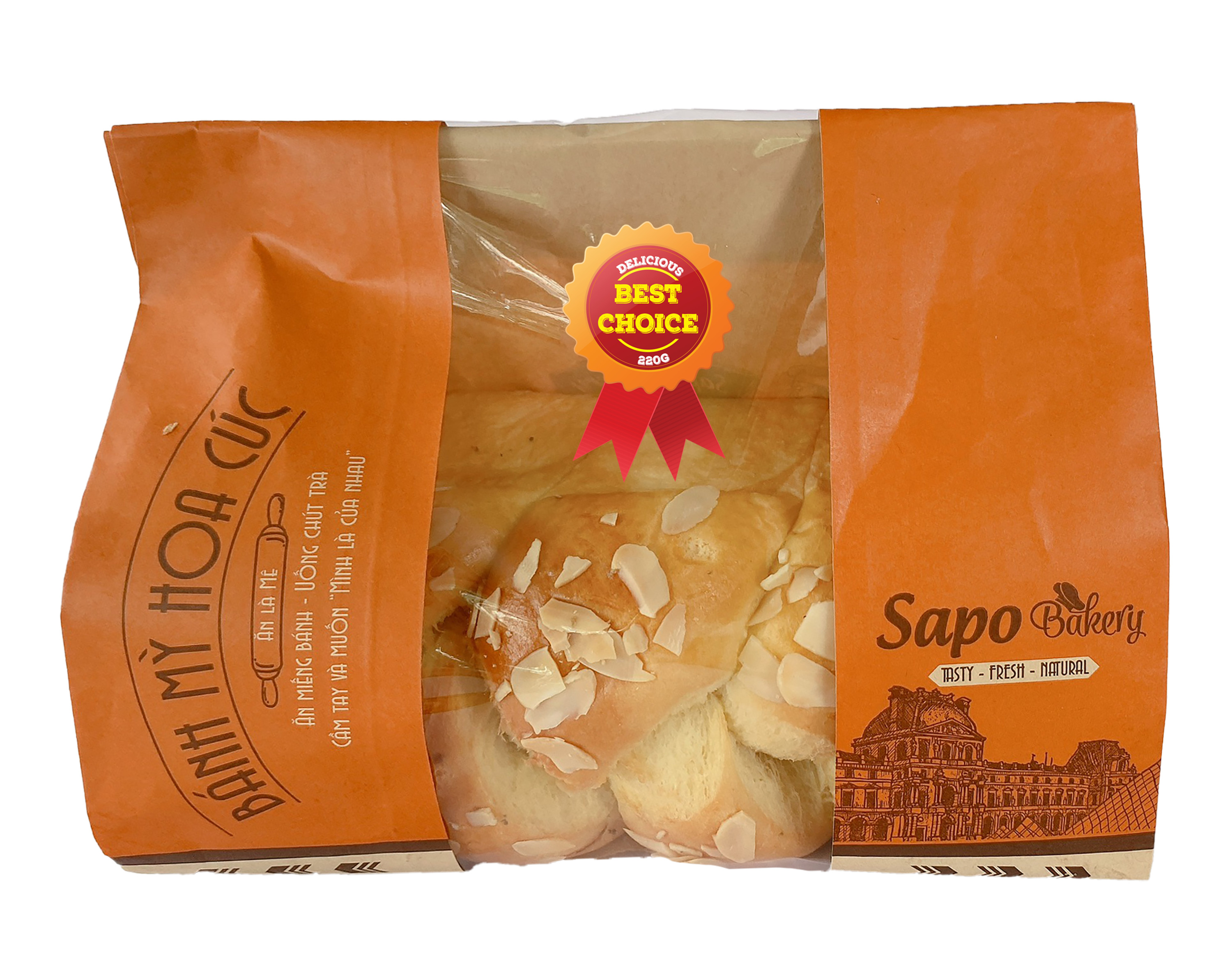 Ra mắt SIÊU PHẨM BÁNH MÌ HOA CÚC phiên bản Luxury (220gr) - Khuyến mại MUA 1 TẶNG 1