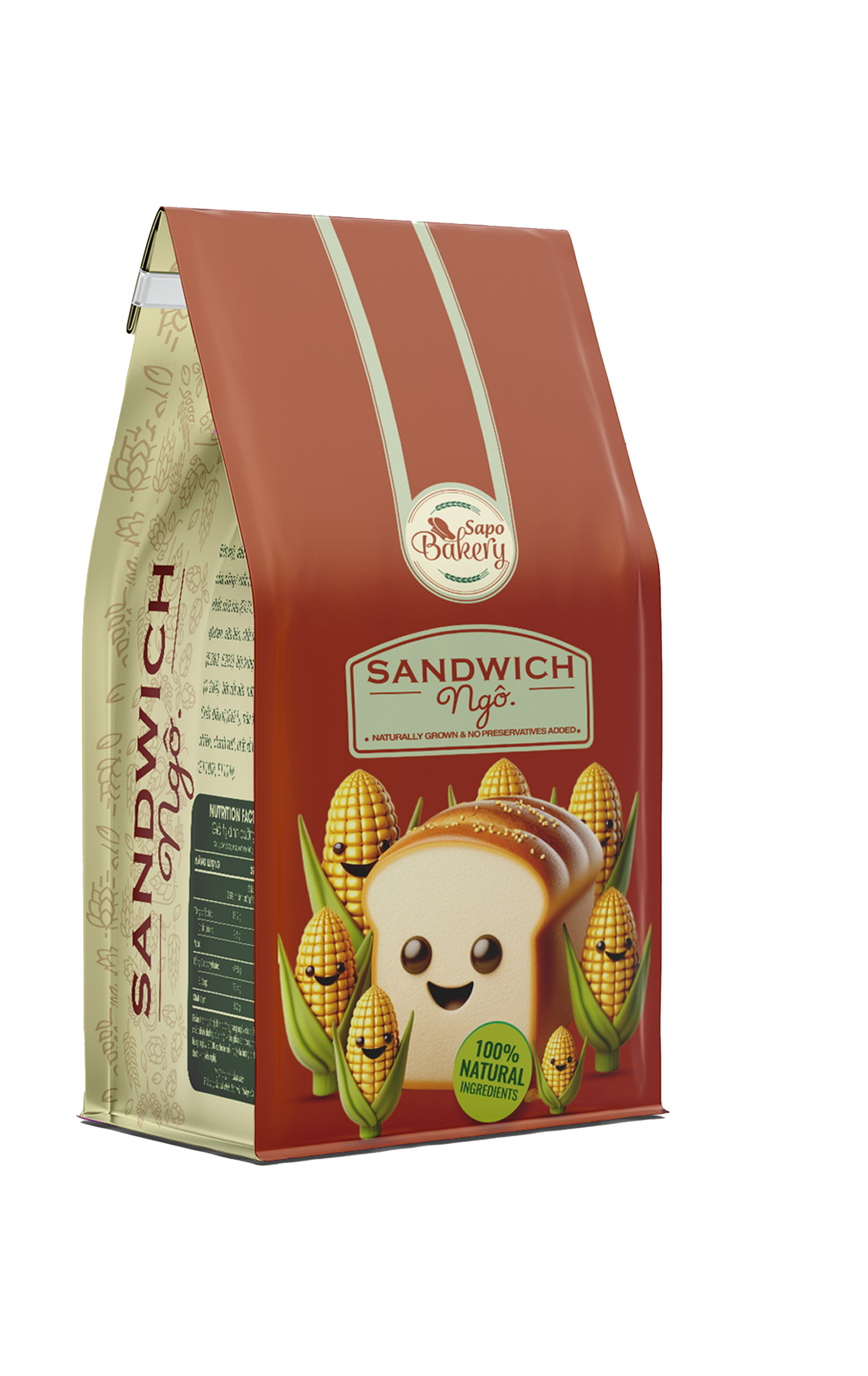 BÁNH SANDWICH NGÔ - TỐT CHO SỨC KHỎE